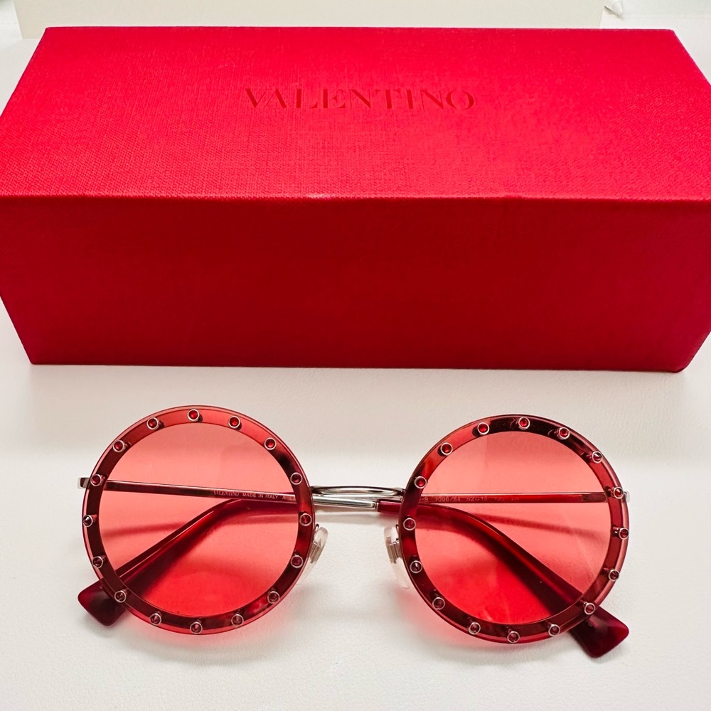 VALENTINO Studded Pink Sunglasses | BRAND NEW